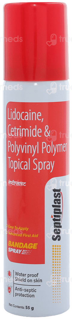 Septiplast Bandage Spray 55 Gm